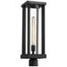 Z-Lite 1 Light Outdoor Post Mount Fixture in Black Finish