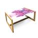 East Urban Home Butterflies Coffee Table, Orchid Reflection On Water Bloom Botany Plant Branch Anima Print | 24.41 H x 35.83 W x 15.75 D in | Wayfair