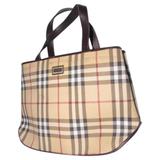 Burberry Bags | Burberry Brown Red White Black Nova Check Plaid Print Canvas Leather | Color: Brown/Red | Size: 14.5" X 9.5" X 4.5"; Drop: 5.5"