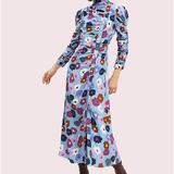 Kate Spade Dresses | Kate Spade Winter Garden High Neck Dress | Color: Blue/Purple | Size: 4