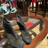 Jessica Simpson Shoes | Gently Worn (One) Jessica Simpson Black Suede Ankle Boots | Color: Black | Size: 8