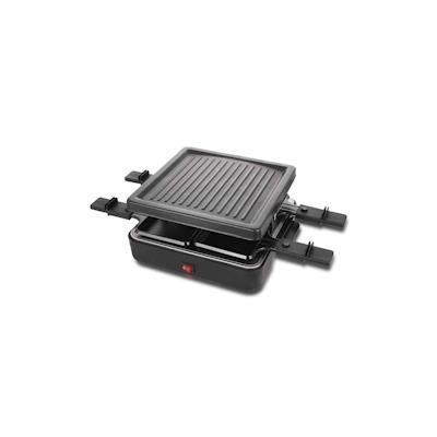 Emerio Raclette-Grill mit 4 Pfännchen 600 W Schwarz RG-120656