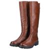 Stiefel REMONTE, Damen, Gr. 38, Normalschaft, braun, Leder, klassisch, Schuhe, Blockabsatz, Businesschuh, Langschaftstiefel Innenreißverschluss