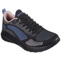 Sneaker SKECHERS "BOBS SQUAD CHAOS COLOR CRUSH" Gr. 38, schwarz (schwarz, kombiniert) Damen Schuhe Sneaker