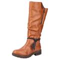 Winterstiefel RIEKER Gr. 40, Varioschaft, braun (cognac) Damen Schuhe Winterstiefel