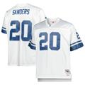 Men's Mitchell & Ness Barry Sanders White Detroit Lions Big Tall 1996 Retired Player Replica Jersey