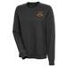 Women's Antigua Heather Black North Carolina A&T Aggies Action Crewneck Pullover Sweatshirt