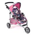 Bayer Chic 2000 - Lola doll's buggy, jogging buggy, doll jogger, doll's pram, unicorn, 612-43