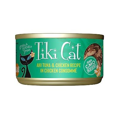 Tiki Cat Ahi Tuna & Chicken Canned Cat Food, 2.8-oz, 12 ct
