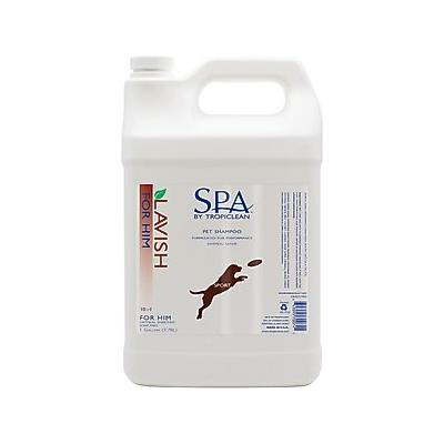 TropiClean Spa for Him Oatmeal Dog Shampoo, Sporty Sandalwood Scent, 1-gal bottle
