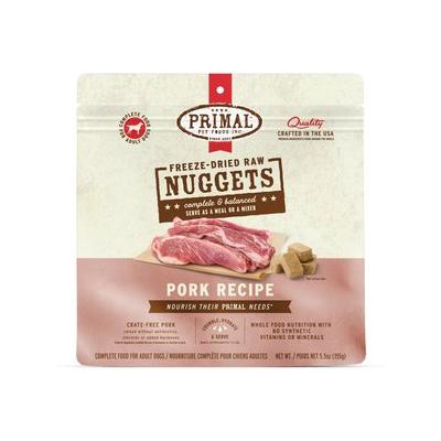 Primal Pork Formula Nuggets Freeze-Dried Dog Food, 5.5-oz bag