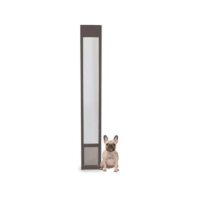 PetSafe Sliding 81-in Glass Pet Door, Bronze, Medium