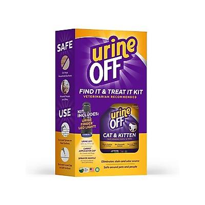 Urine Off Find It & Treat It Kit Stain & Odor Remover & Hi-Power LED Urine Finder, Kitten