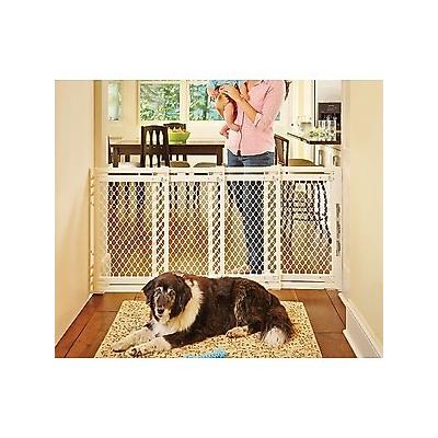 MyPet Plastic Extra-Wide Pet Gate for Dogs & Cats