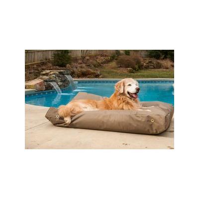 Snoozer Pet Products Rectangular Pillow Dog Bed with Removable Cover, Hazelnut, Large