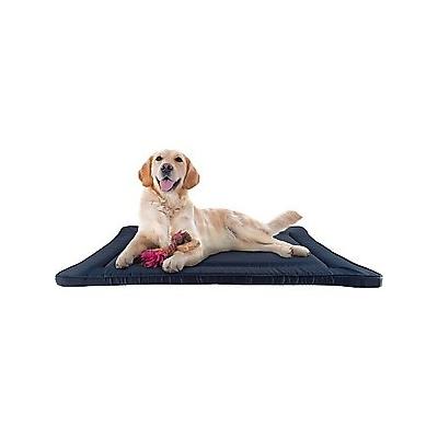 Pet Adobe Waterproof Crate Dog Bed, Navy, Large