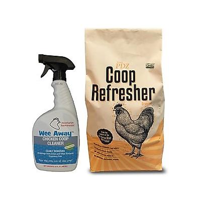 Wee Away Poultry Coop Cleaner + Sweet PDZ Chicken Coop Refresher