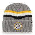 Men's '47 Gray Pittsburgh Steelers Highline Cuffed Knit Hat