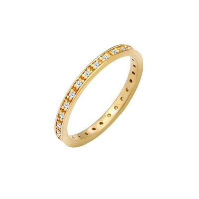 Elli DIAMONDS - Verlobungsring Diamant (0.14 ct) 585 Gelbgold Ringe 1 ct Damen