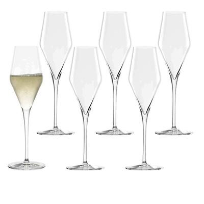 Stölzle Lausitz - Quatrophil Champagnergläser 6er Set Gläser 6 ct