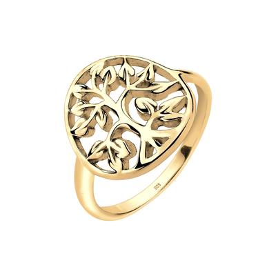 Elli Lebensbaum Floral 925er Sterling Silber 56 Damen Image