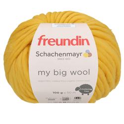 my big wool von freundin x Schachenmayr, Winter Gold, aus Schurwolle