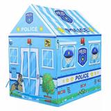 New Police Large Kid Play Tent, Kids Castle Tent House