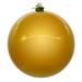 Vickerman 4" Gold Pearl UV Drilled Ball Ornament, 6 per bag.