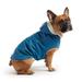 Dark Blue Insulated Dog Raincoat, X-Small