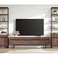 17 Stories Alania TV Stand for TVs up to 88" Wood in Brown | 20.1 H x 112.9 W x 16.3 D in | Wayfair 8409AD2F37064D8DBD3659086832E6CC