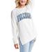 Women's Gameday Couture Cream Bentley Falcons Side Split Team Logo Pullover Top