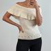 Anthropologie Tops | Anthropologie Knit Summer Top | Color: Cream | Size: Xs