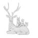 The Holiday Aisle® Deer Figurine Resin | 6.69 H x 4.53 W x 6.22 D in | Wayfair 1C68BBF6EE5B4A1A820D607CDFD6A534