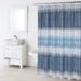 Ruvanti Shower Curtain Poly Shower Curtain Set Striped Nautical w/ 12 Hooks Standard 72x72 inches Blend in Blue | 72 H x 72 W in | Wayfair