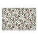 White 18 x 27 x 1 in Kitchen Mat - Millwood Pines Wollstone Pine Cones & Greenery Kitchen Mat Synthetics | 18 H x 27 W x 1 D in | Wayfair