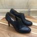 Coach Shoes | Coach Womens Seneca Glazed Q5501 Black Leather Zip Ankle Booties Size 8.5 B | Color: Black | Size: 8.5