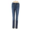 Hollister Jeggings - Mid/Reg Rise: Blue Bottoms - Women's Size 26 - Dark Wash