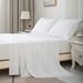 Eider & Ivory™ Phoebe 4 Pieces Coverlet/Bedspread Set Microfiber in White | Queen Coverlet + 2 Standard Pillowcase | Wayfair