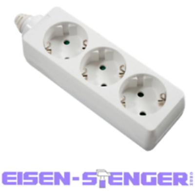 As Schwabe 3fach Steckdosenleisten ohne Zuleitung, weiß 11731 Image