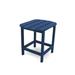 POLYWOOD® South Beach 18" Outdoor Side Table Plastic in Blue | 18 H x 15 W x 19 D in | Wayfair SBT18NV