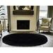 Black 138 x 102 x 3 in Area Rug - Everly Quinn Mar Vista Solid Color Machine Woven Faux Sheepskin Area Rug in Sheepskin/Faux Fur | Wayfair