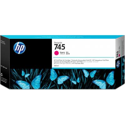 Hewlett Packard - hp DesignJet 745 - Ink Cartridge Original - magenta - 300 ml (F9K01A)