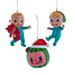 Kurt Adler Cocomelon™ 3-Piece Ornament Set - N/A