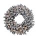 Kurt Adler 24-Inch Battery-Operated Warm White LED Vail Pine Wreath - Green