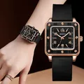 REBIRTH-Montre étanche en silicone pour femme montre-bracelet à quartz pour femme horloge femme