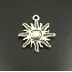 Pendentif à breloque soleil pour document en argent bracelet en métal bricolage collier résultats