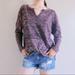 Anthropologie Tops | Anthropologie Lavender Field Top | Color: Black/Red | Size: L