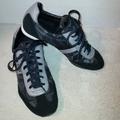 Coach Shoes | Coach Kinsley Black/Gray Signature Monogram Logo Shoes Size 8 1/2 | Color: Black/Gray | Size: 8.5