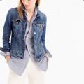 J. Crew Jackets & Coats | J.Crew Indigo Denim Jacket | Color: Red | Size: Xs