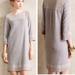 Anthropologie Dresses | Edme & Esyllte Anthropologie Sweater Dress Rare | Color: Cream/Gray | Size: S